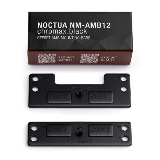 Noctua Mounting Kit NM-AMB12 Chromax. Black Noctua Mounting Kit NM-AMB12 Chromax. Black