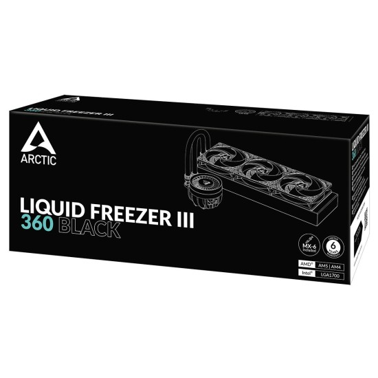 Охладител за процесор Arctic Liquid Freezer III 360 Black