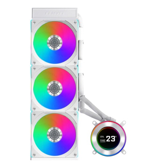 Охладител за процесор Lian Li HydroShift II LCD-C 360CL ARGB - Бял