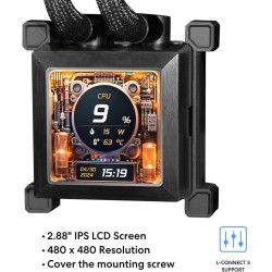 Охладител за процесор Lian Li HydroShift LCD 360 Silent -  Black