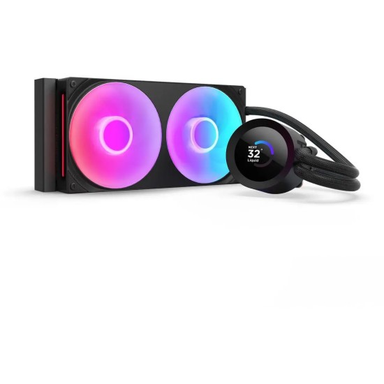 Охладител за процесор NZXT Kraken Plus 240 RGB LCD Display - Black