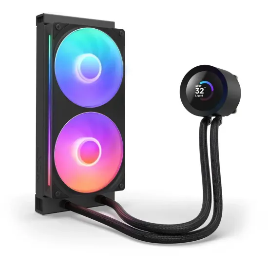 Охладител за процесор NZXT Kraken Plus 240 RGB LCD Display - Black