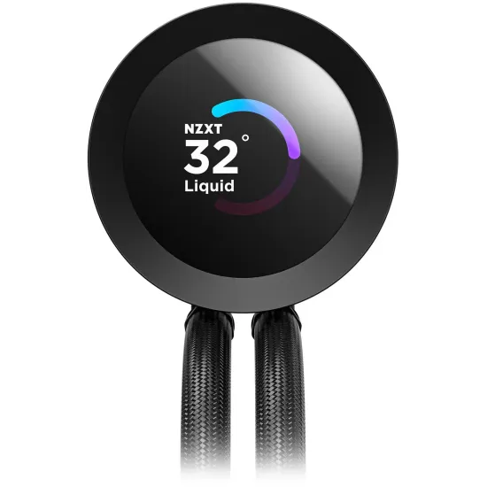 Охладител за процесор NZXT Kraken Plus 240 RGB LCD Display - Black