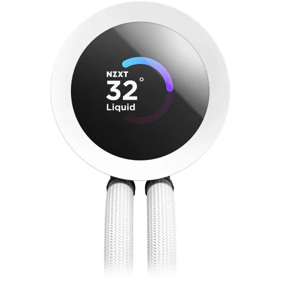 Охладител за процесор NZXT Kraken Plus 360 RGB LCD Display - White