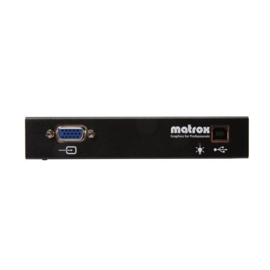 Външен мулти-дисплей адаптер Matrox D2G-A2D-IF за едновременна работа на 2 монитора с VGA вход
