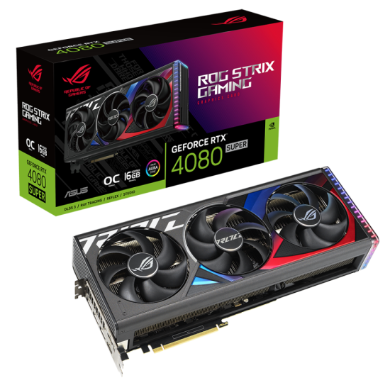 Видео карта ASUS ROG STRIX GeForce RTX 4080 SUPER OC 16GB GDDR6X