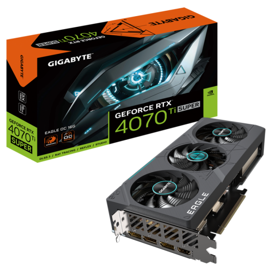 Видео карта GIGABYTE GeForce RTX 4070 TI SUPER EAGLE OC 16GB GDDR6X