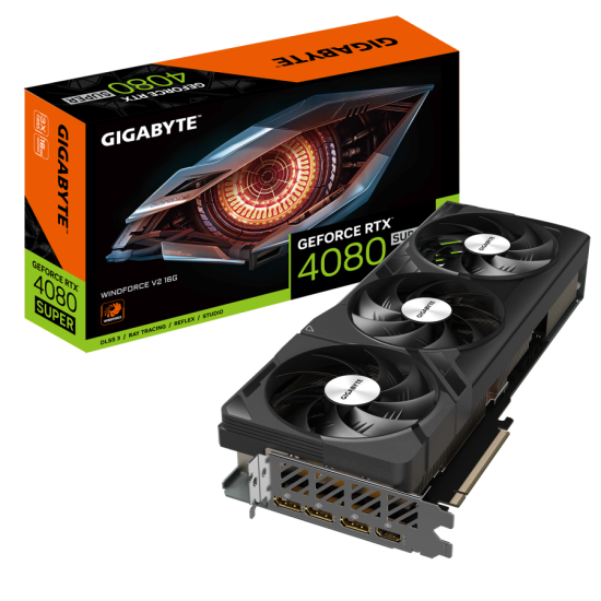 Видео карта GIGABYTE GeForce RTX 4080 SUPER WINDFORCE V2 16GB GDDR6X