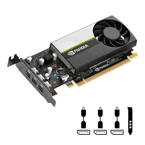 Видео карта PNY NVIDIA Quadro T400, 4GB, GDDR6, 64 bit, mini DisplayPort