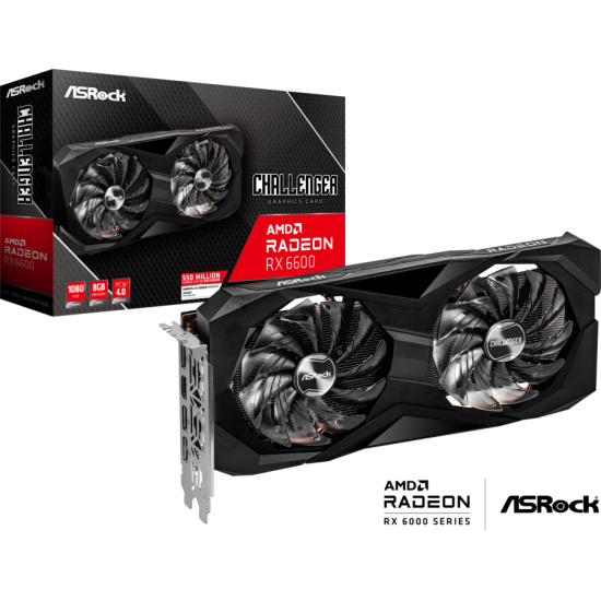 Видеокарта ASRock AMD Radeon RX 6600 Challenger D 8GB