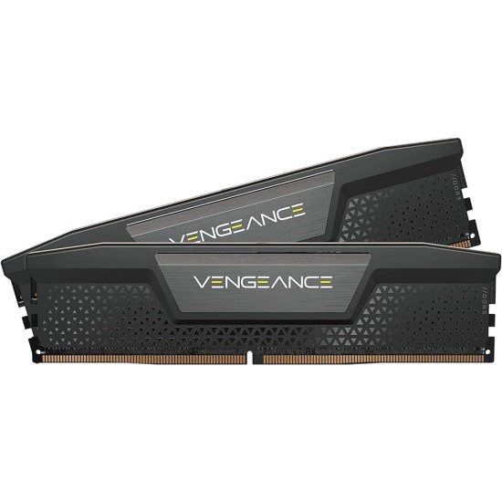 Памет Corsair Vengeance Black, 32GB (2x16GB) DDR5 DRAM, 6400MHz, CL32, CMK32GX5M2B6400C32