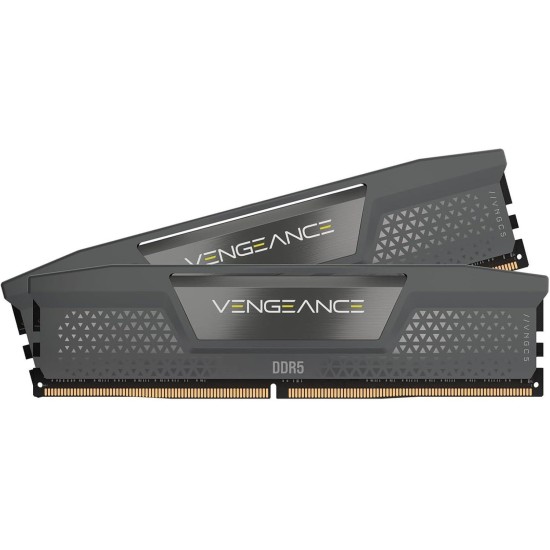 Памет Corsair Vengeance Gray DDR5 32GB (2x16GB) 6000MHz, CL38 - AMD EXPO, Intel XMP