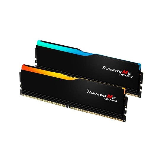 Памет G.SKILL Ripjaws M5 Neo RGB Black 32GB(2x16GB) DDR5-6000