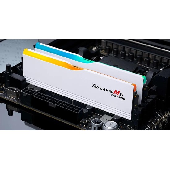 Памет G.SKILL Ripjaws M5 Neo RGB White 32GB(2x16GB) DDR5-6000