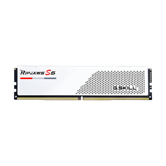 Памет G.SKILL Ripjaws S5 White, 32GB(2x16GB), DDR5, PC5-41600, 5200MHz, CL36, F5-5200J3636C16GX2-RS5W