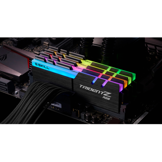Памет G.SKILL Trident Z RGB 64GB(4x16GB) DDR4 PC4-28800 3600MHz CL17 F4-3600C17Q-64GTZR