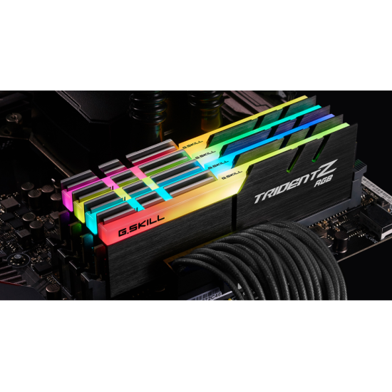 Памет G.SKILL Trident Z RGB 64GB(4x16GB) DDR4 PC4-28800 3600MHz CL17 F4-3600C17Q-64GTZR