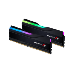 Памет G.SKILL Trident Z5 RGB Black 64GB(2x32GB) DDR5 6400MHz Intel XMP F5-6400J3239G32GX2-TZ5RK