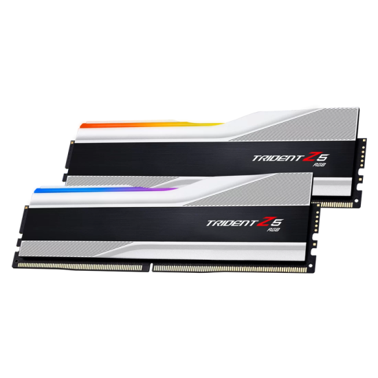 Памет G.SKILL Trident Z5 RGB White 64GB(2x32GB) DDR5 6400MHz F5-6400J3239G32GX2-TZ5RS