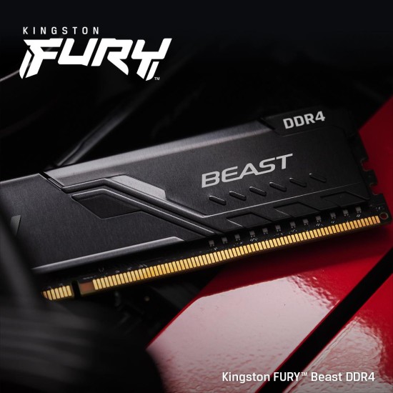 Памет Kingston FURY Beast Black 16GB DDR4 Памет Kingston FURY Beast Black 16GB DDR4