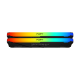 Памет Kingston FURY Beast Black RGB 16GB(2x8GB) DDR4 3600MHz CL17, KF436C17BB2AK2/16