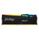 Памет Kingston FURY Beast RGB 32GB (2x16GB) DDR5 - KF560C30BBAK2-32