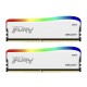 Памет Kingston FURY Beast White RGB 16GB(2x8GB) DDR4 3200MHz KF432C16BWAK2/16
