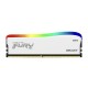 Памет Kingston FURY Beast White RGB 16GB DDR4 3600MHz KF436C18BWA/16
