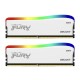 Памет Kingston FURY Beast White RGB 32GB(2x16GB) DDR4 3200MHz KF432C16BWAK2/32