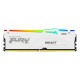 Памет Kingston FURY Beast White RGB 32GB(2x16GB) DDR5 5200MHz CL36