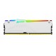 Памет Kingston FURY Beast White RGB 32GB(2x16GB) DDR5 5200MHz CL36