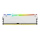 Памет Kingston FURY Beast White RGB 32GB(2x16GB) DDR5 6000MHz CL36