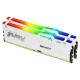 Памет Kingston FURY Beast White RGB 64GB(2x32GB) DDR5 6000MHz CL36