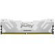 Памет Kingston Fury Renegade White 32GB(2x16GB) DDR5 7200MHz CL38 KF572C38RWK2-32, XMP