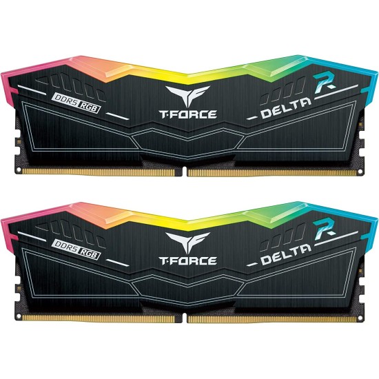 Памет Team Group T-Force Delta RGB DDR5 32GB (2x16GB) 6000MHz CL40