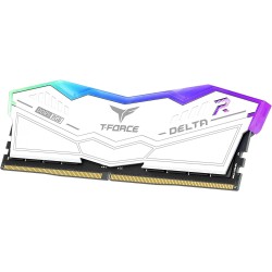 Памет Team Group T-Force Delta RGB White DDR5 32GB (2x16GB) 6000MHz CL38 Памет Team Group T-Force Delta RGB White DDR5 32GB (2x16GB) 6000MHz CL38