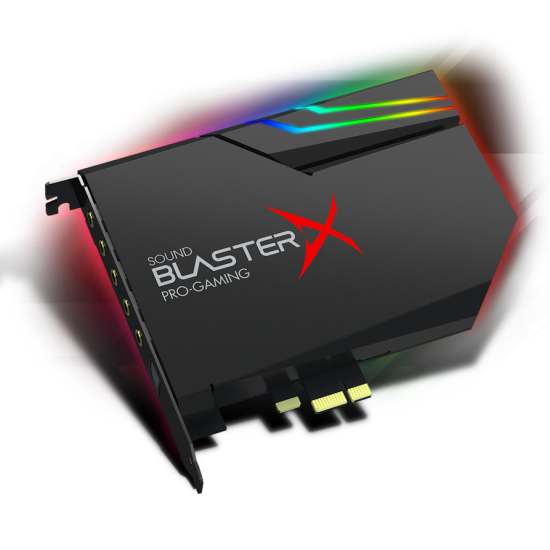 Звукова карта Creative Sound Blaster X AE-5, 7.1, DAC + RGB AURORA LIGHTING