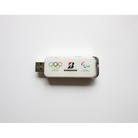 Флаш памет 32Gb USB 2.0 SD-34B, бяла, Без лого