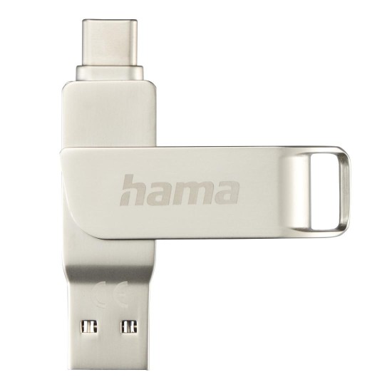 Флаш памет HAMA "C-Rotate Pro", USB-C 3.1/3.0, 64GB, 70MB/s, 182490