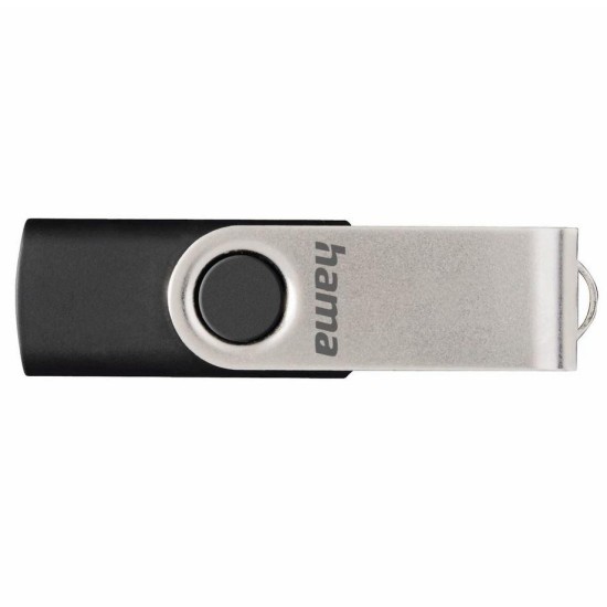 USB памет HAMA Rotate, 32GB, USB 2.0, 10Mb/s,Черен