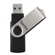 USB памет HAMA Rotate, 64GB, USB 2.0, 10 MB/s, Черен