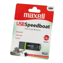 USB памет MAXELL Speedboat, 32GB USB 3.1 черна
