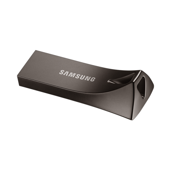 USB памет Samsung BAR Plus, 128GB, USB-A, Titanium Gray