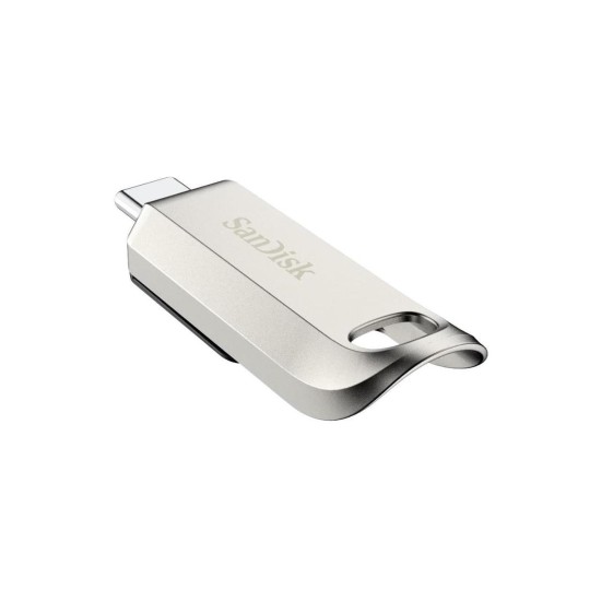 USB памет SanDisk Ultra Luxe, 64GB, USB 3.2 Gen 1, USB-C, Сребрист