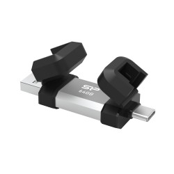 USB памет Silicon Power Mobile C51 64GB, USB-А и USB Type-C (USB 3.2 Gen 1)