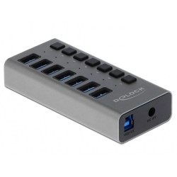 USB-А хъб, 7 порта, DELOCK-63669