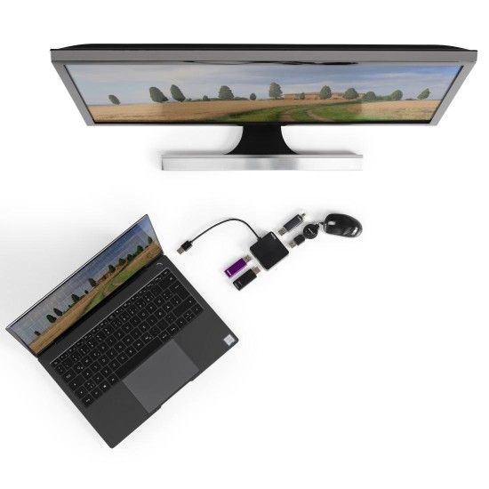 USB хъб, 4 портов, HAMA-200121 USB хъб, 4 портов, HAMA-200121