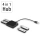 USB хъб, 4 портов, HAMA-200121 USB хъб, 4 портов, HAMA-200121