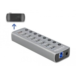 USB хъб, 9 порта, DELOCK 63264