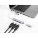 USB хъб Delock, USB-C / USB-A - 3 x USB-A 2.0 + 1 x USB-A 5 Gbps